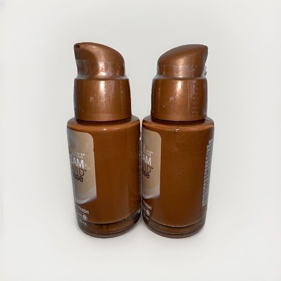 2 Maybelline Dream Liquid Mousse Foundation Cocoa Dark 3 Airbrush Finish NOS - Picture 3 of 4